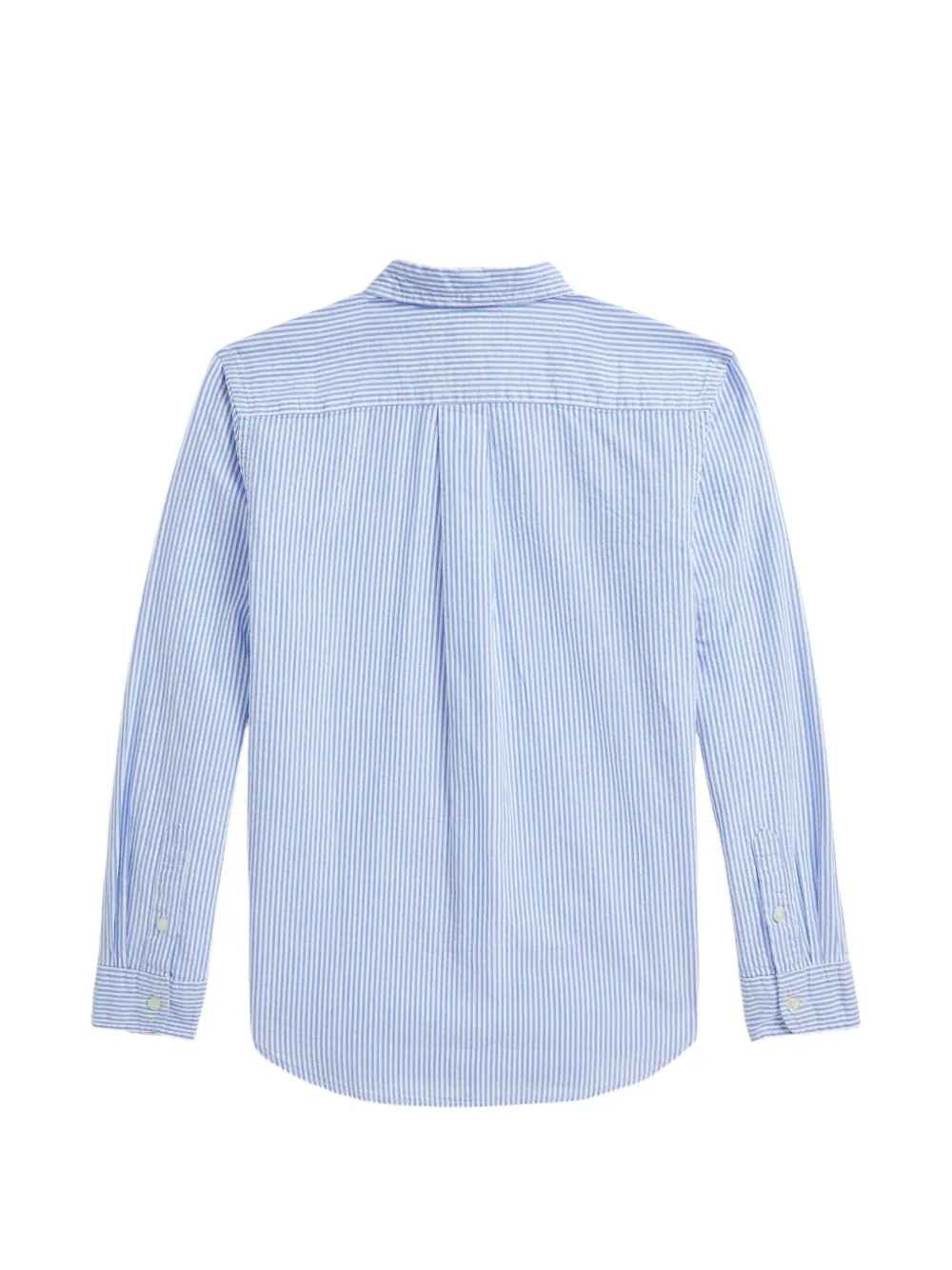 POLO RALPH LAUREN KIDS striped-pattern shirt Blauw