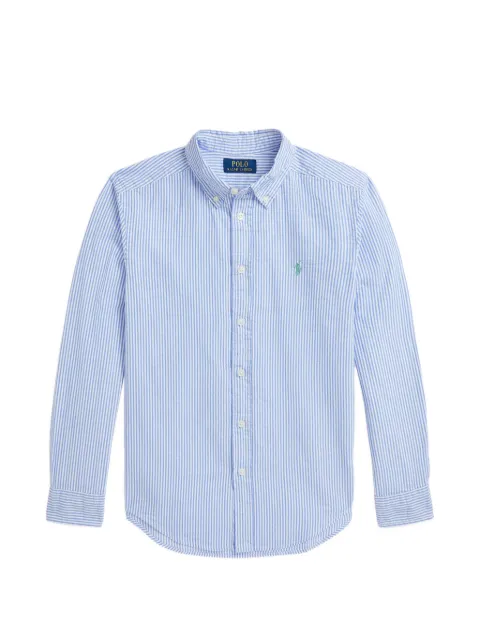 POLO RALPH LAUREN KIDS camisa con motivo de rayas