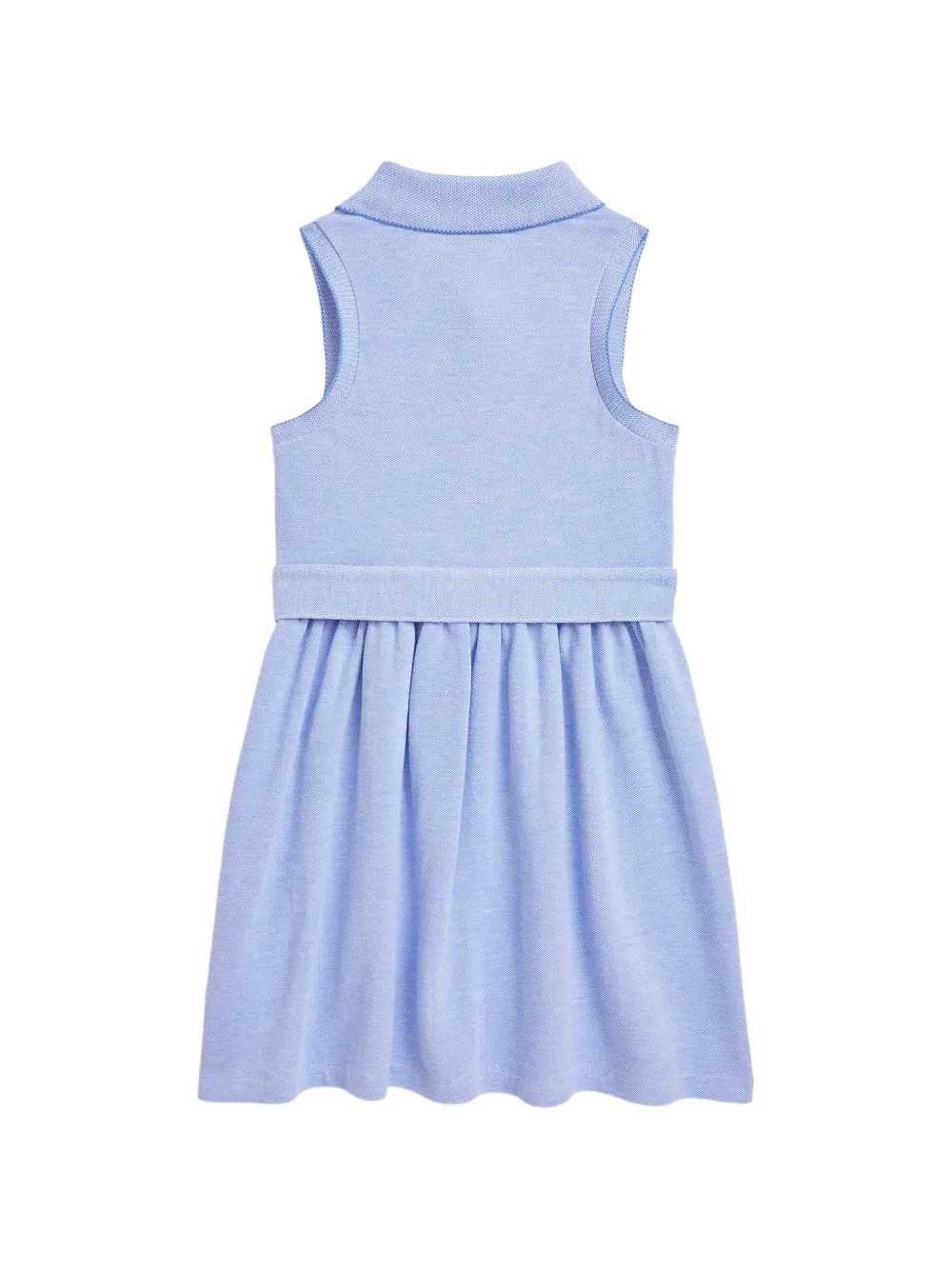 POLO RALPH LAUREN KIDS logo-embroidered dress Blauw