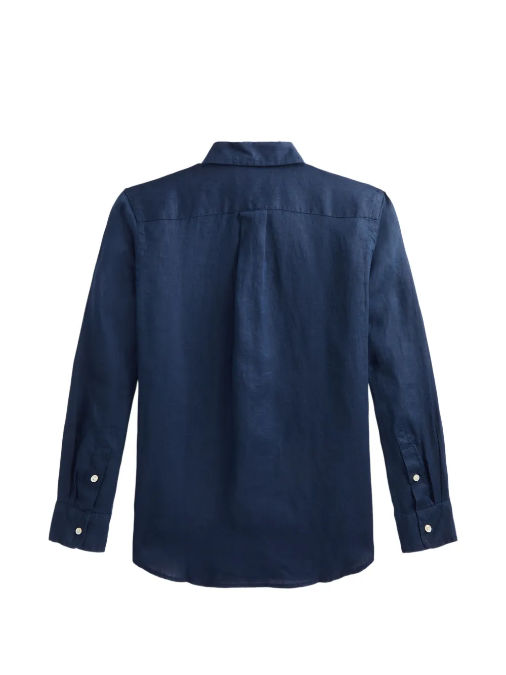 POLO RALPH LAUREN KIDS button-down shirt Blauw