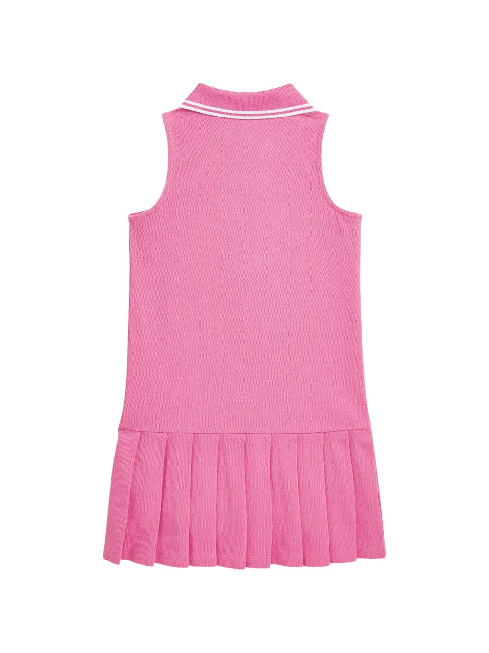 POLO RALPH LAUREN KIDS polo-collar sleeveless dress Roze
