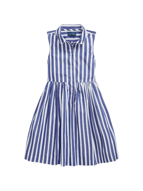 POLO RALPH LAUREN KIDS striped-pattern sleeveless dress