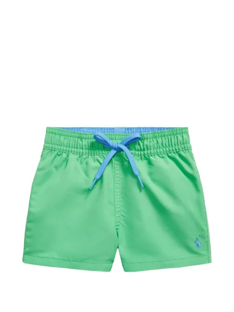 POLO RALPH LAUREN KIDS logo-embroidered swim shorts