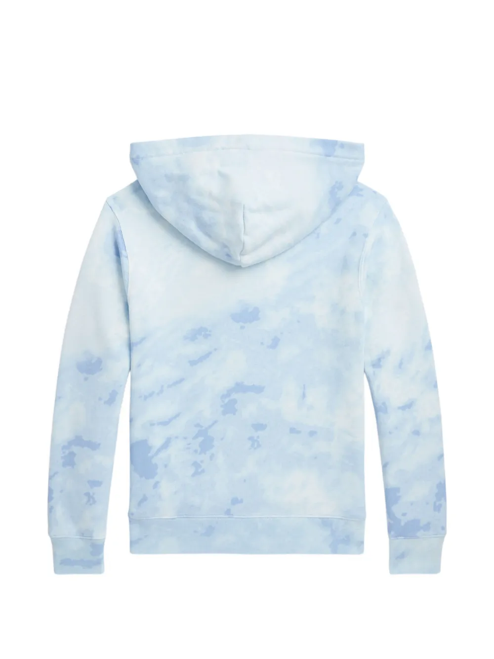 POLO RALPH LAUREN KIDS Polo Bear cloud-print terry hoodie Blauw