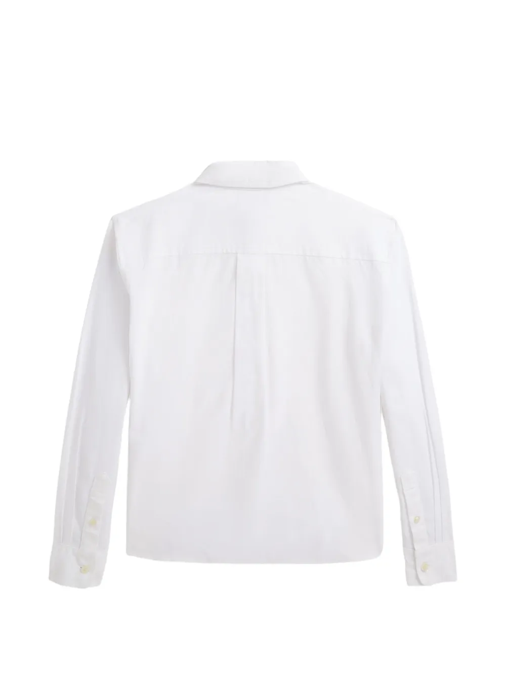 POLO RALPH LAUREN KIDS long-sleeve button-down shirt Wit