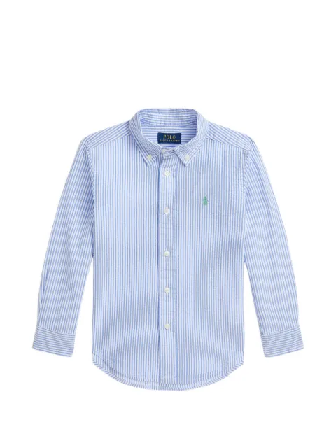 POLO RALPH LAUREN KIDS striped seersucker shirt