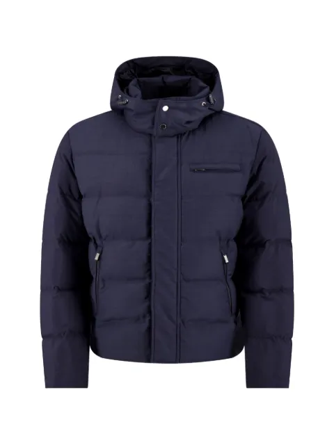 Paul & Shark hooded quilted jacket