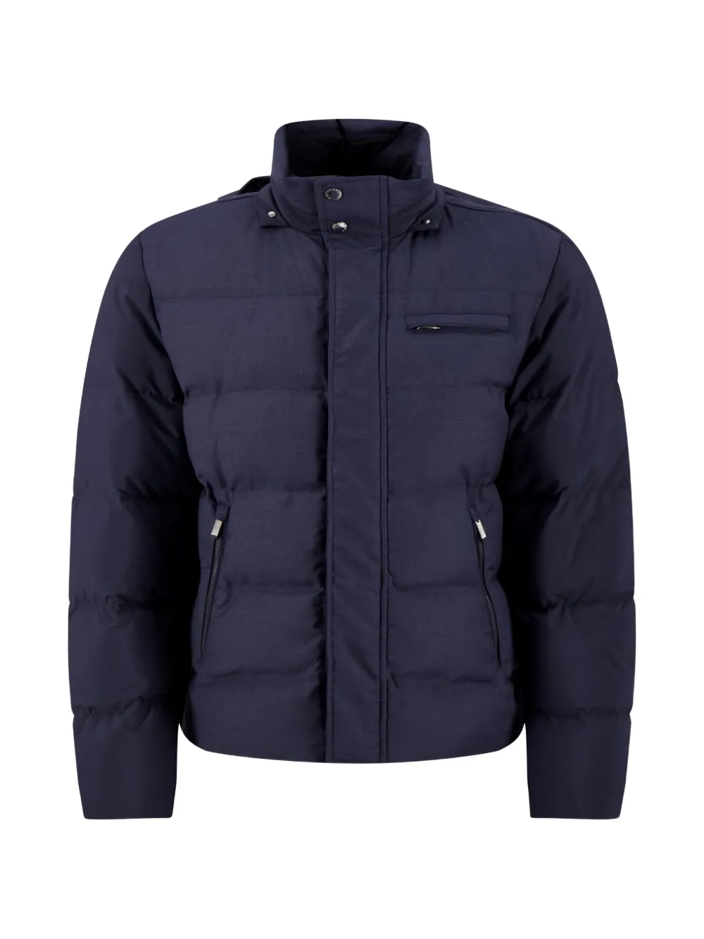 Paul & Shark hooded quilted jacket Blauw