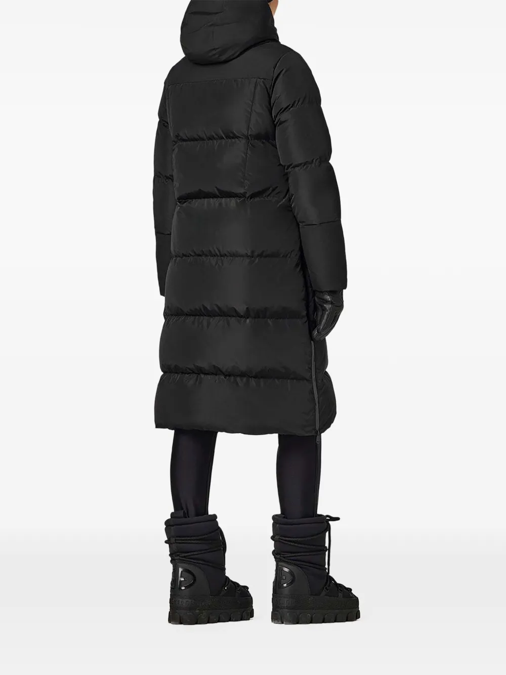Goldbergh Sion hooded quilted coat Zwart