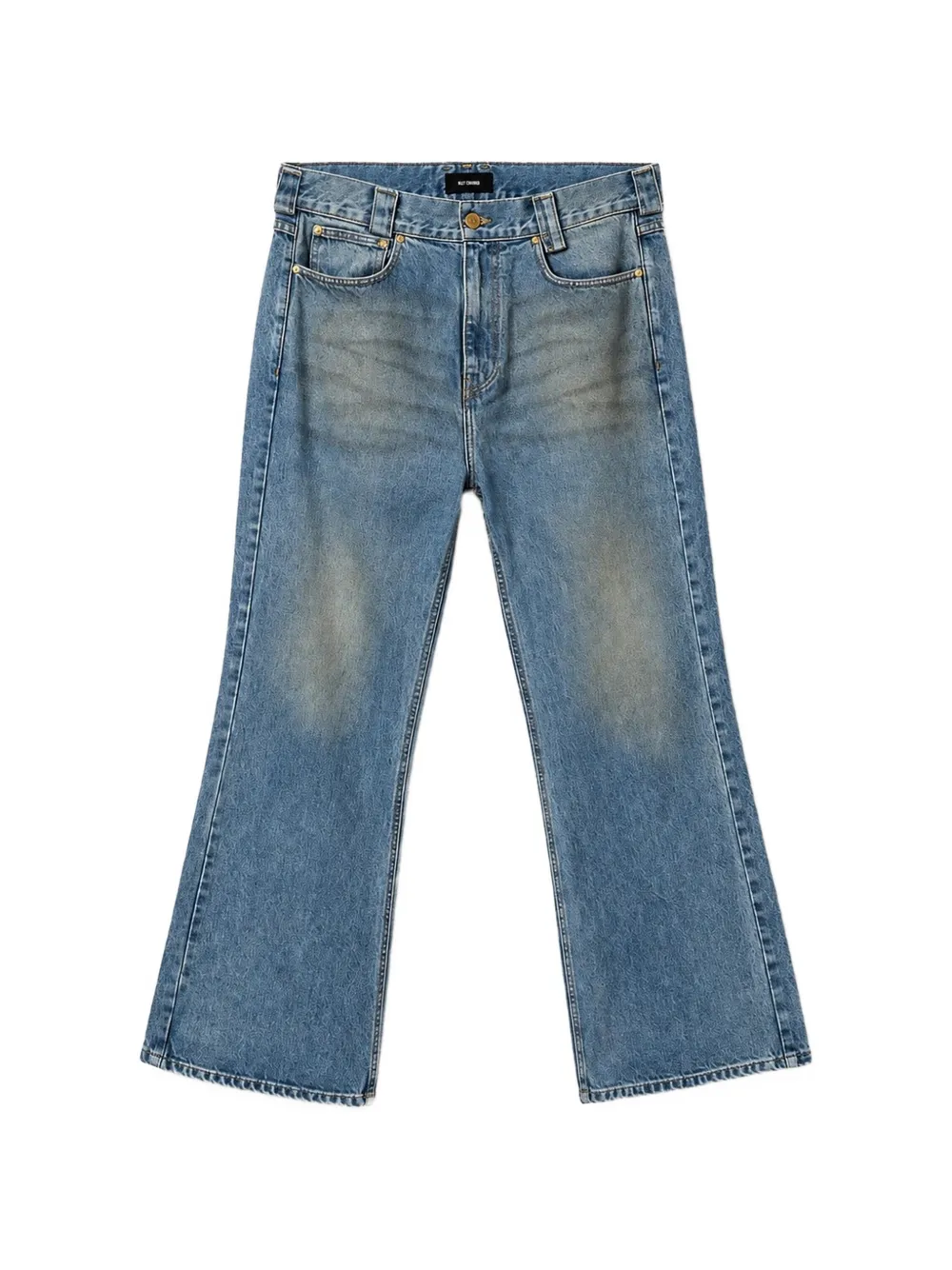 Willy Chavarria flared jeans - Blau