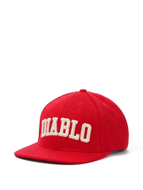 Willy Chavarria Diablo-embroidered cap