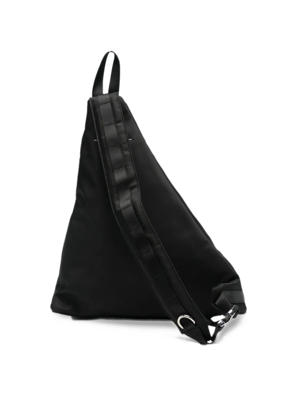 MM6 Maison Margiela logo-patch messenger bag Zwart
