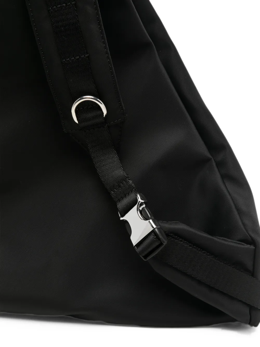 MM6 Maison Margiela logo-patch messenger bag Zwart