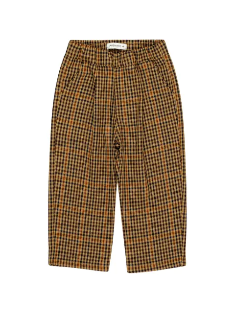 Manuel Ritz Kids check-pattern trousers