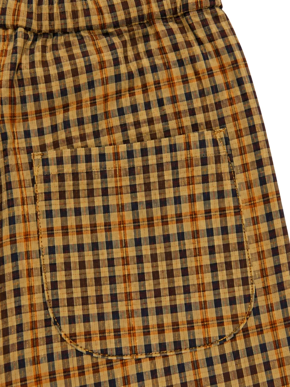 Manuel Ritz Kids check-pattern trousers Beige