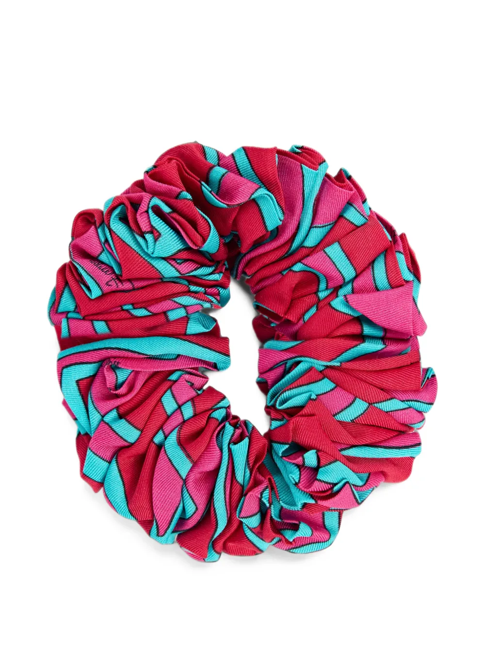 PUCCI Junior Labirinto print scrunchy - Rot