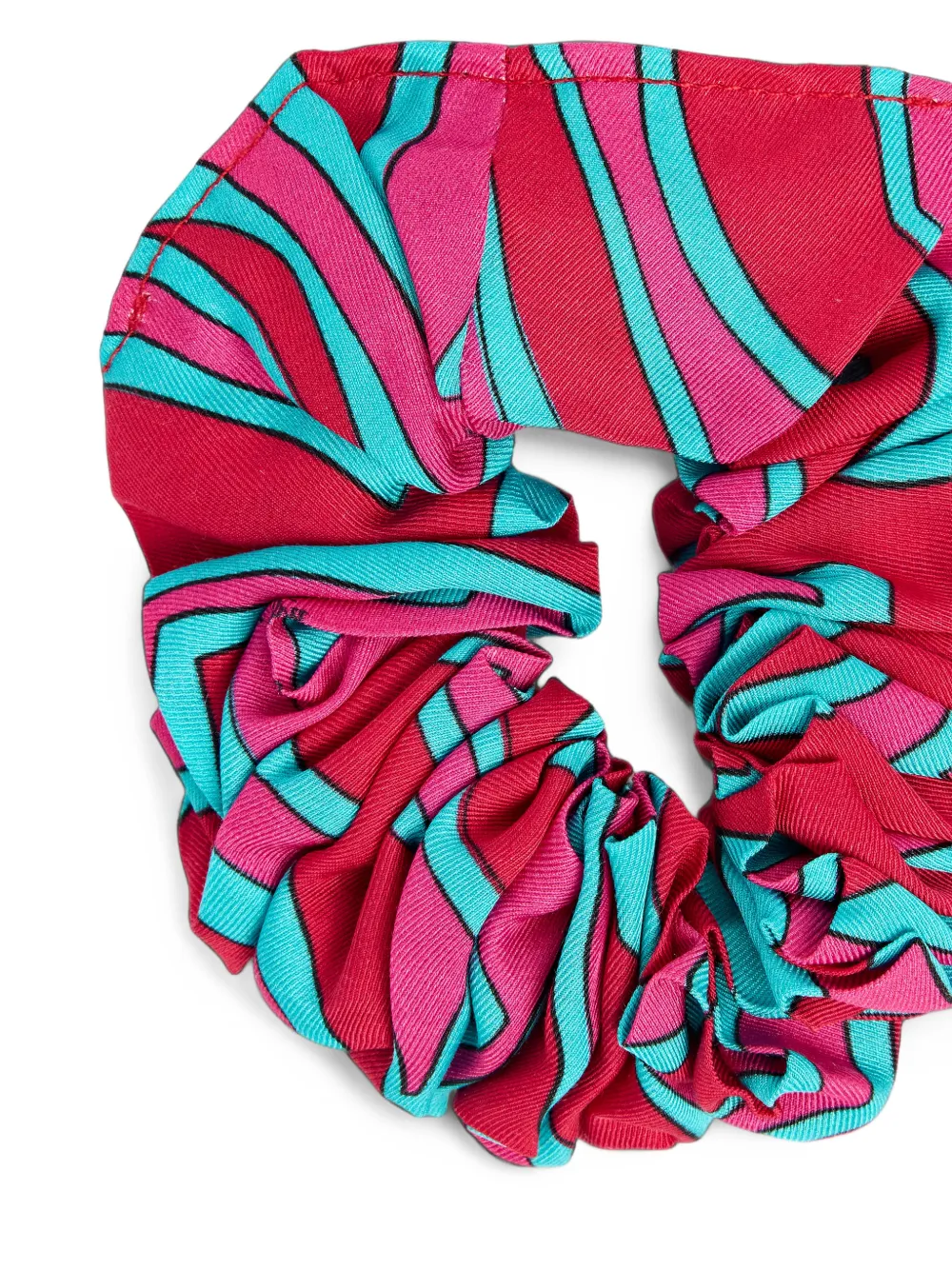 PUCCI Junior Labirinto-print scrunchy Rood