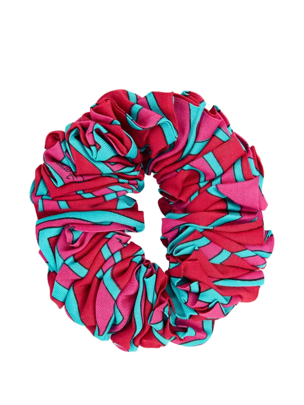 PUCCI Junior Scrunchy Labirinto-print Rood