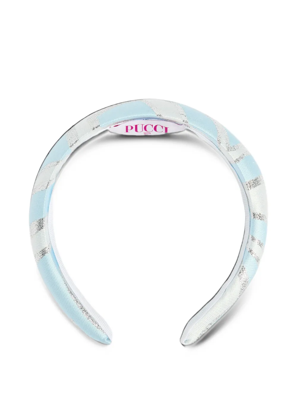 PUCCI Junior Labirinto print hairband - Blau