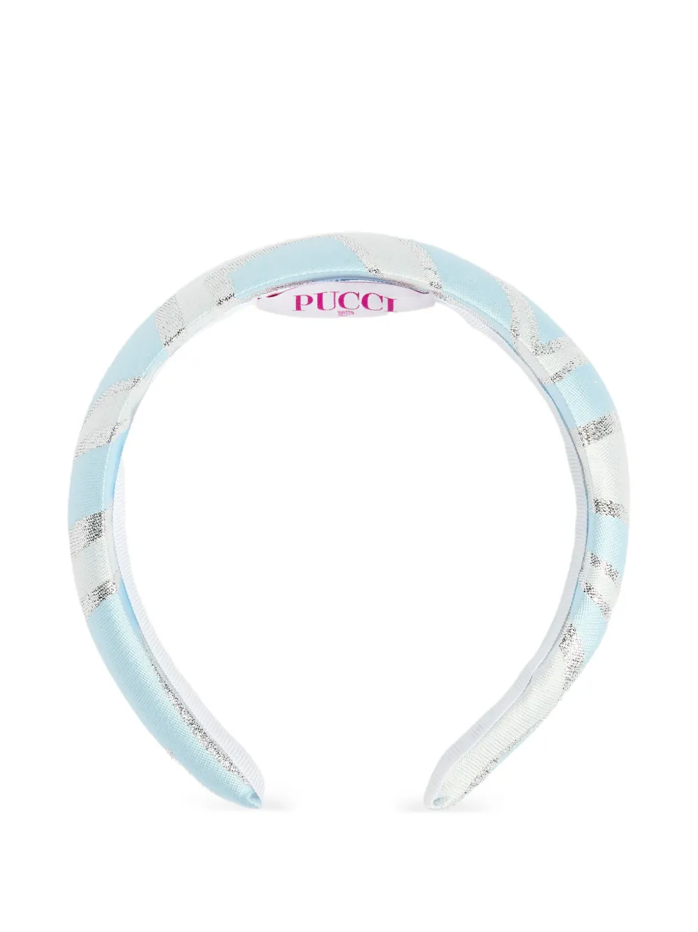 PUCCI Junior Labirinto haarband met print Blauw
