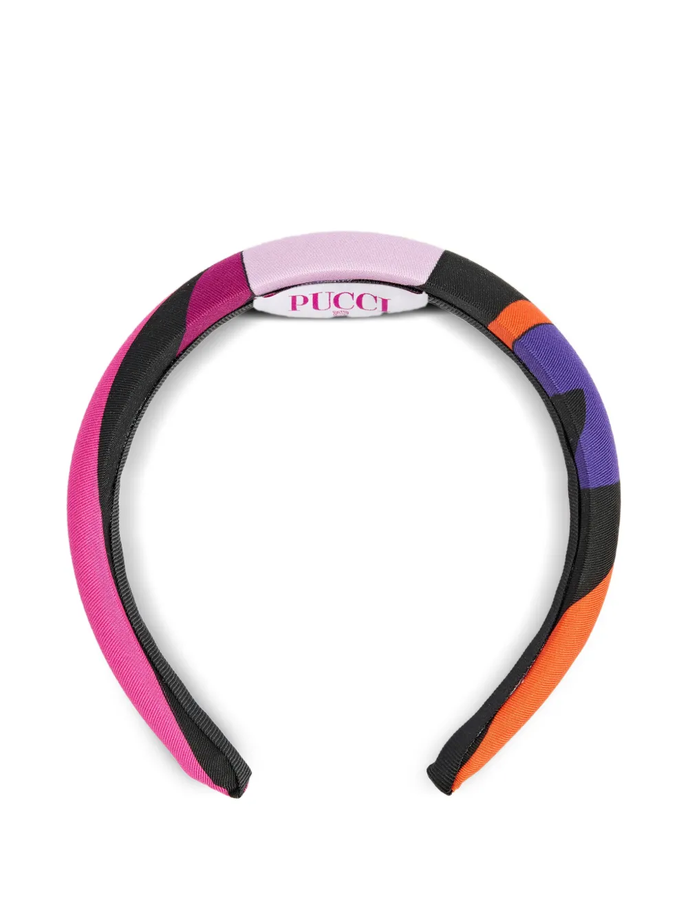 PUCCI Junior Haarband met Marmo-print Roze