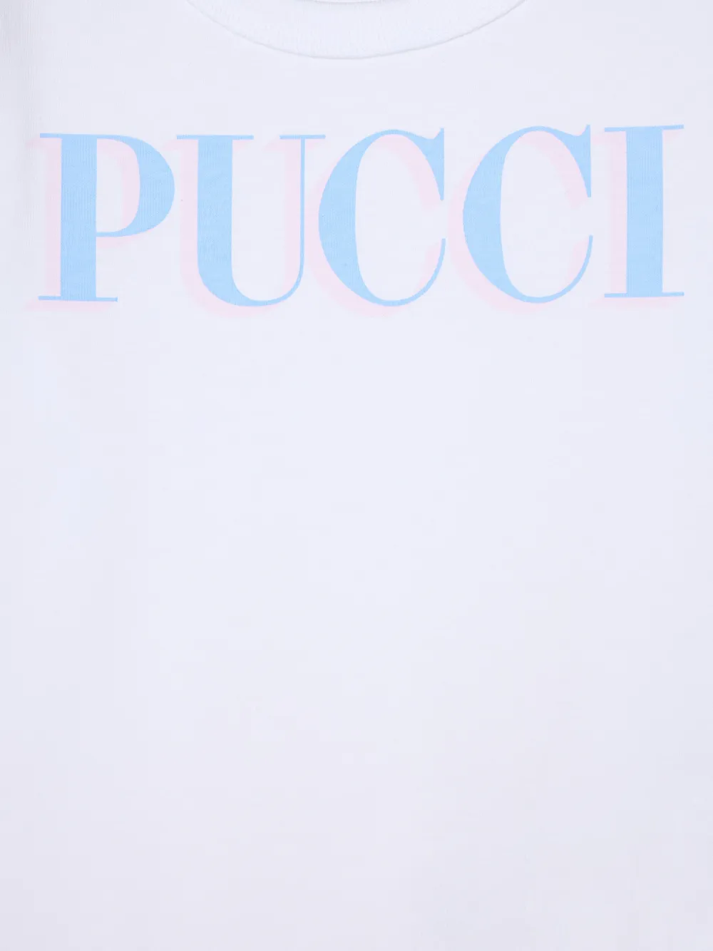 PUCCI Junior logo-print T-shirt Wit