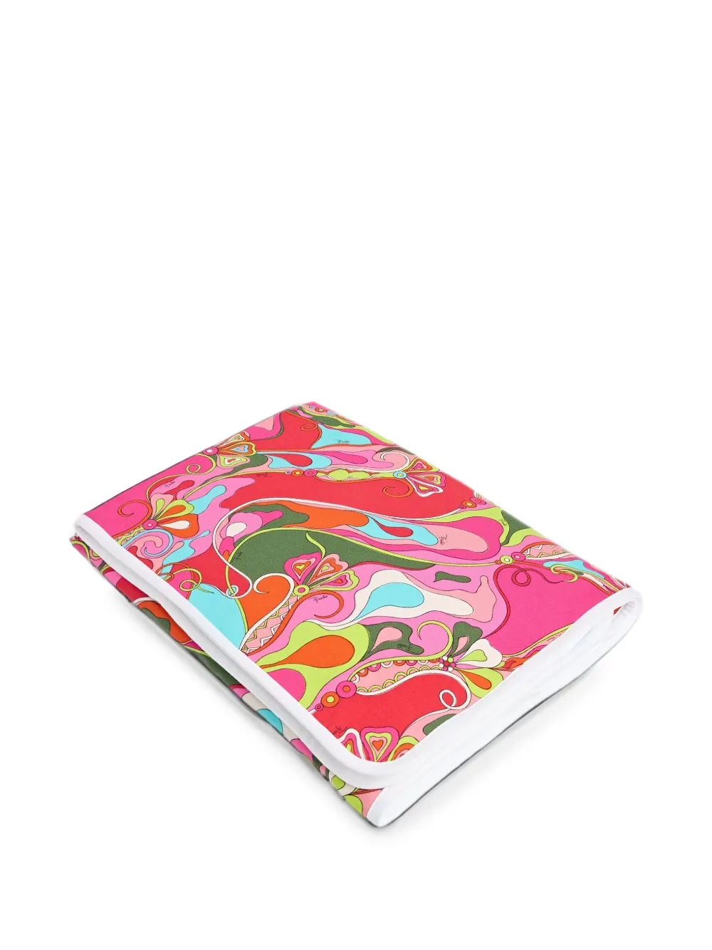 PUCCI Junior Orchidee-print baby blanket Roze