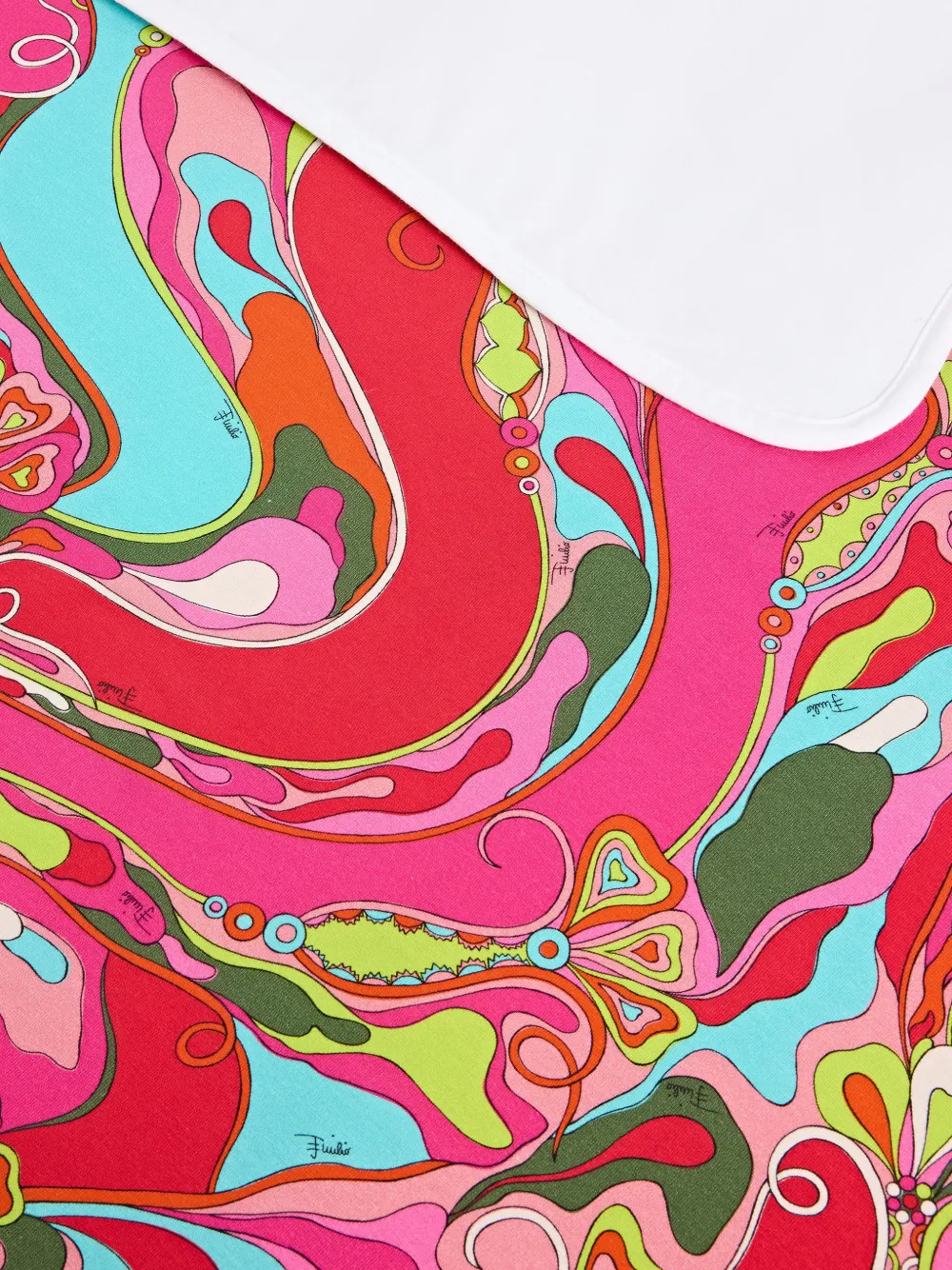 PUCCI Junior Orchidee-print baby blanket Roze