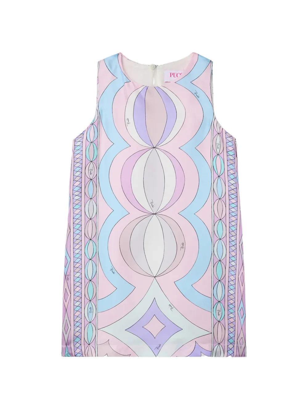 PUCCI Junior robe courte Collane imprimée - Rose PUCCI Junior robe courte Collane imprimée - Rose