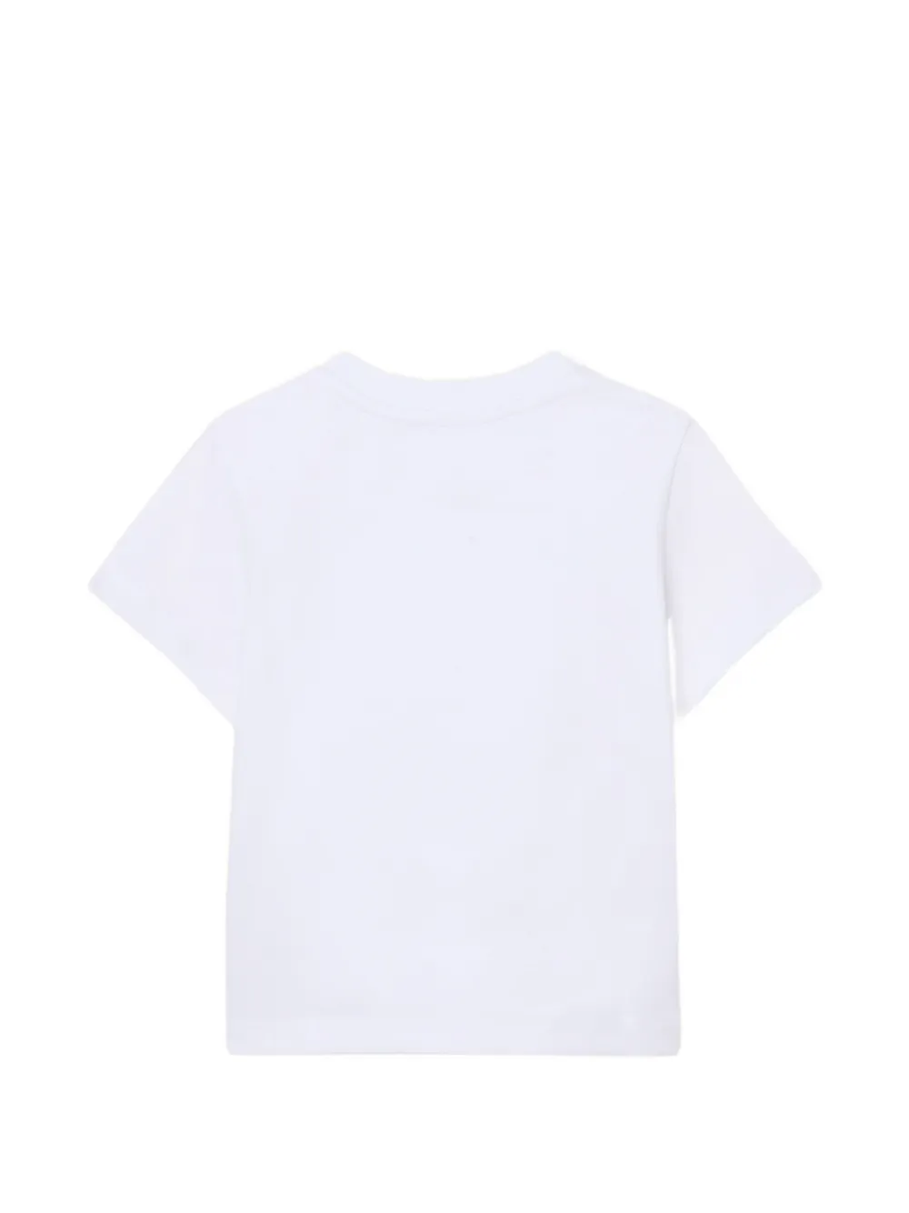 PUCCI Junior logo-print fish-motif T-shirt Wit