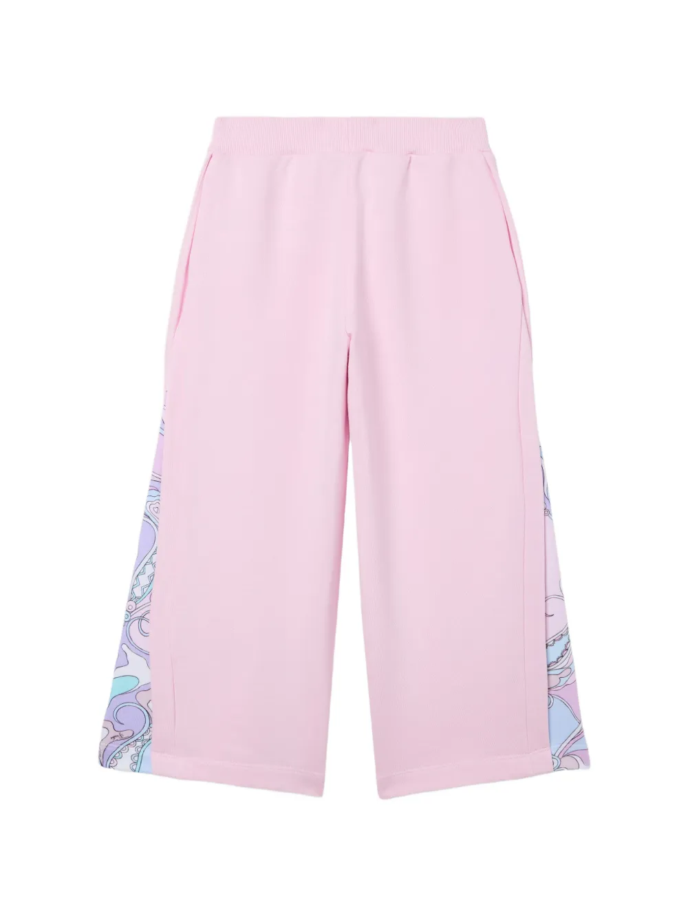 PUCCI Junior Iride-print tracksuit bottoms Roze