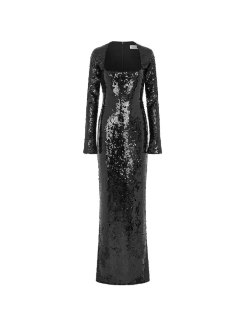 16Arlington Sesia sequin-embellished slim-fit maxi gown dress