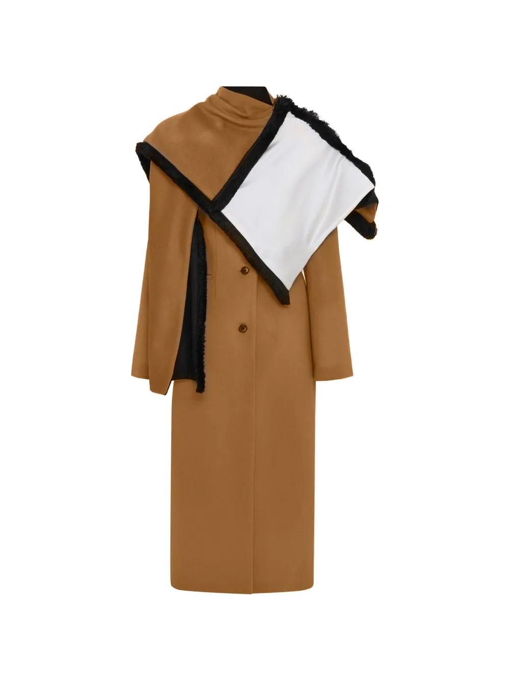 16Arlington Rosalind scarf-detail coat - Brown