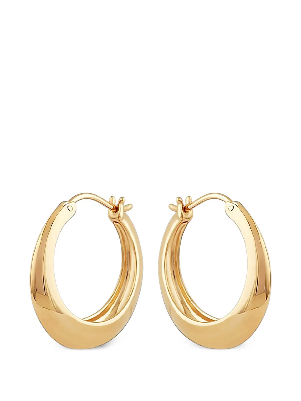 Dinny Hall Signature tapering hoop earrings - Gold