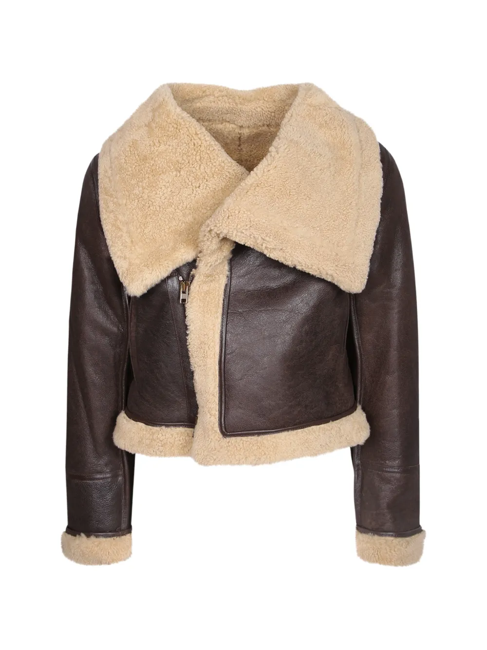 7 For All Mankind shearling-lined jacket Bruin