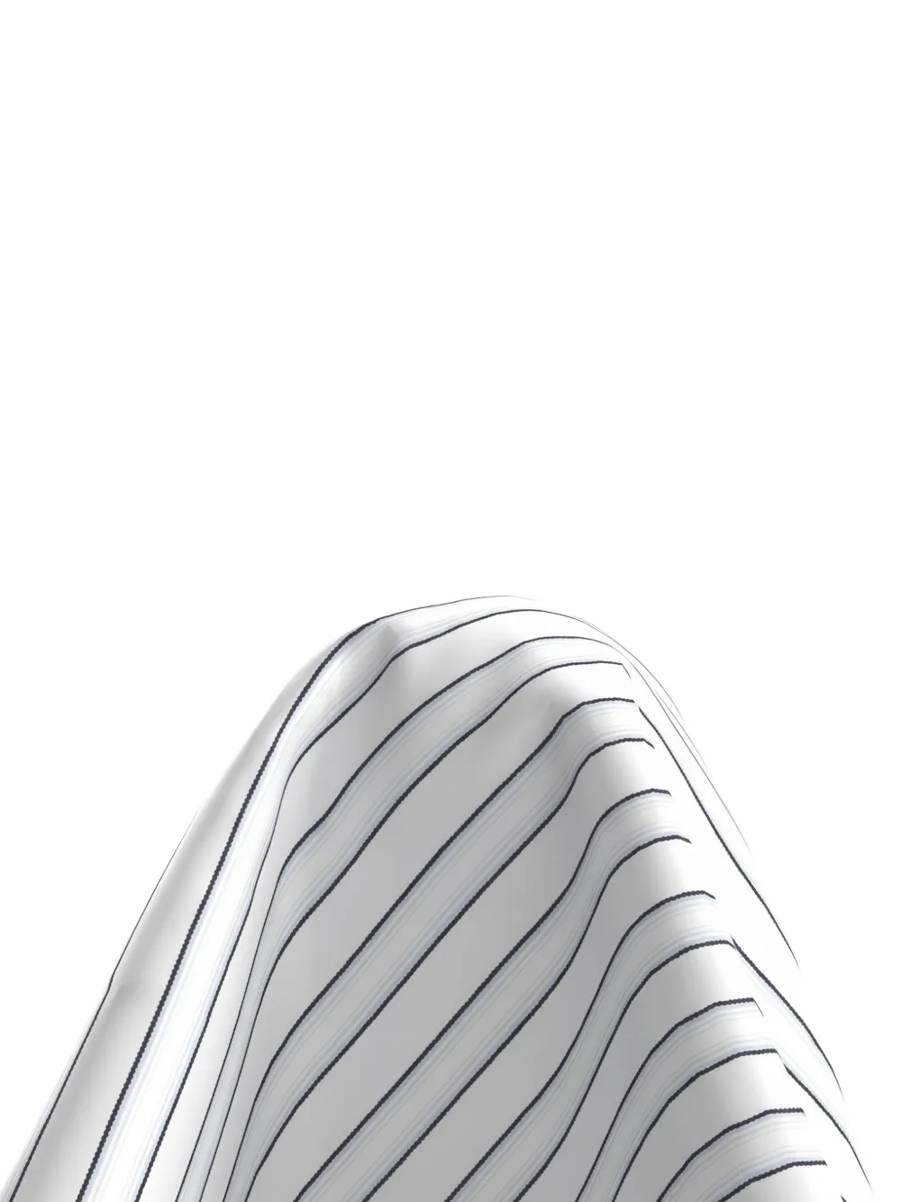 BOSS striped cotton shirt dress Wit