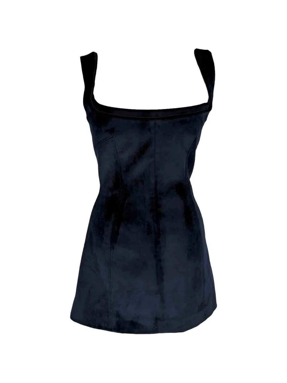 Galvan London Spire velvet dress - Black