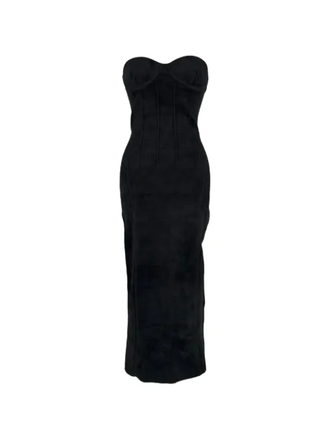 Galvan London Abito midi Titania Bustier