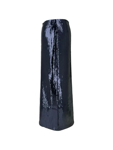 Galvan London Gonna lunga con paillettes