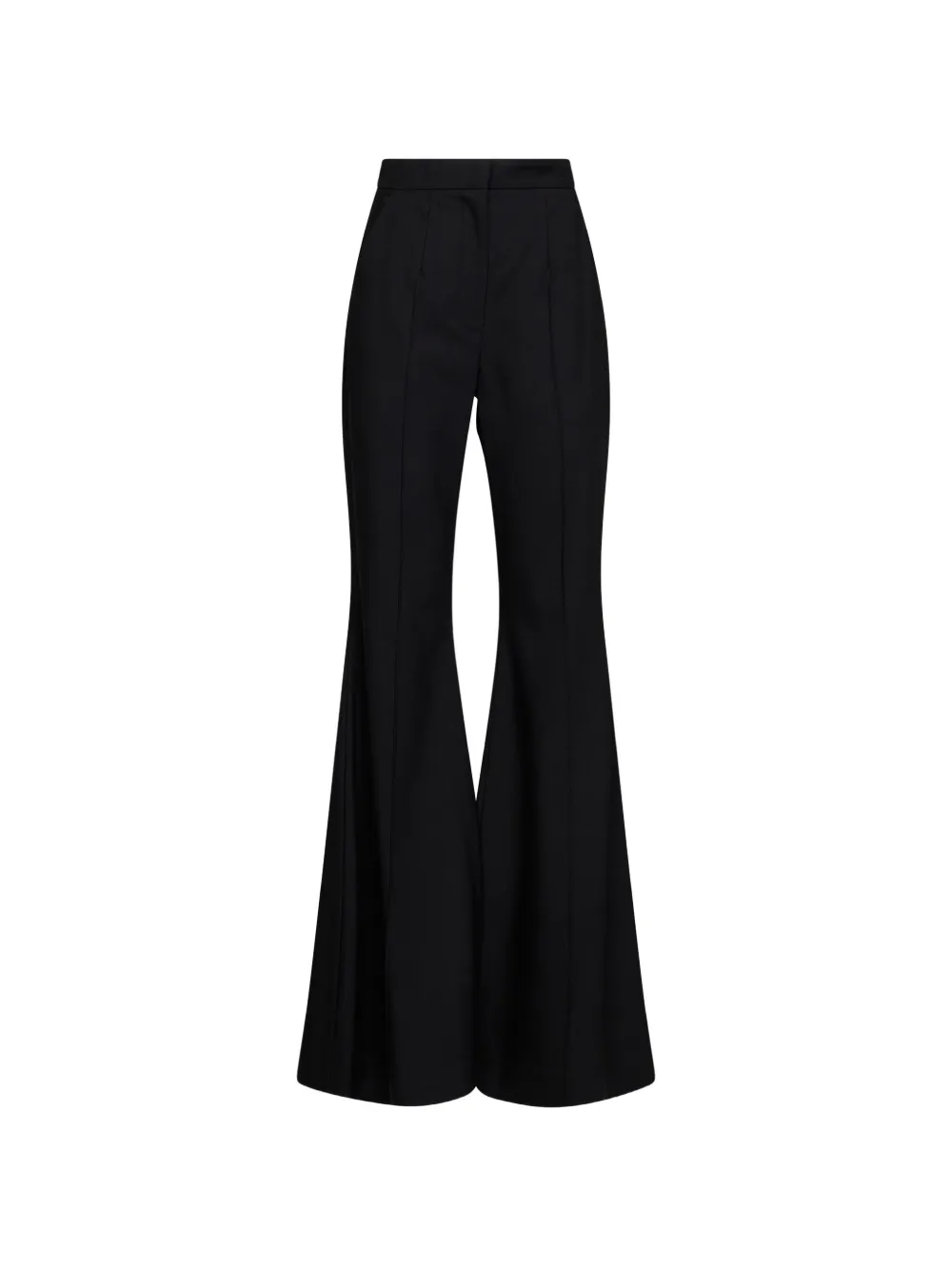 Costarellos creased flared trousers - Noir Costarellos creased flared trousers - Noir