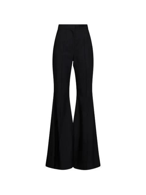 Costarellos creased flared trousers