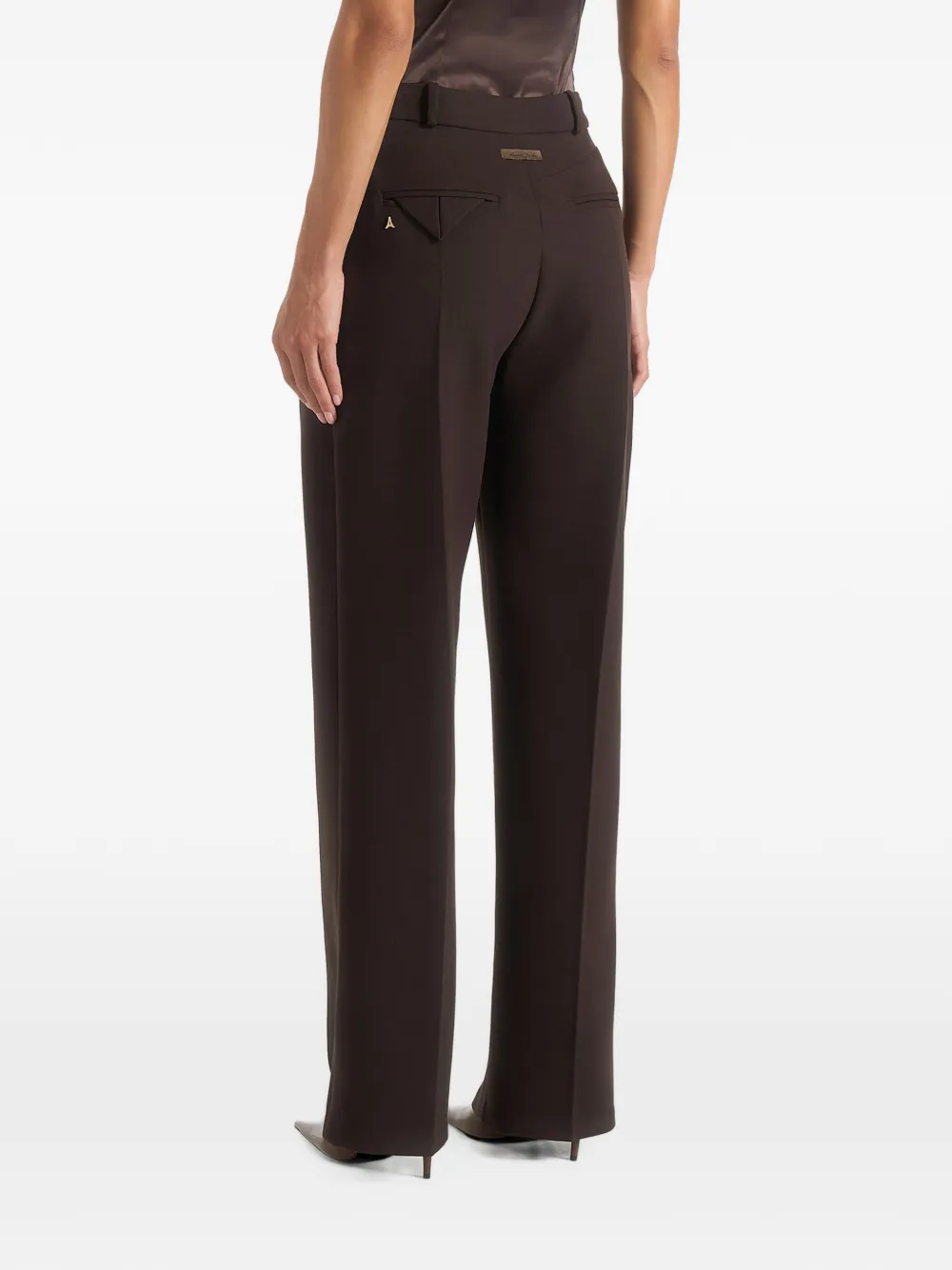 Manière De Voir Julie in brown tailored twin pleat trousers Bruin