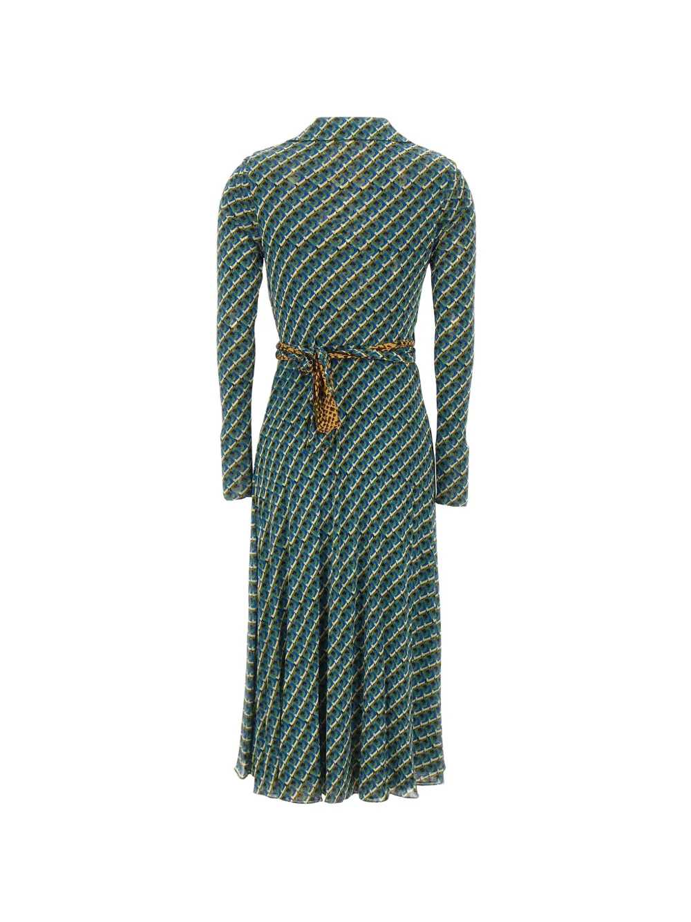 DVF Diane von Furstenberg Phoenix omkeerbare midi-jurk Blauw