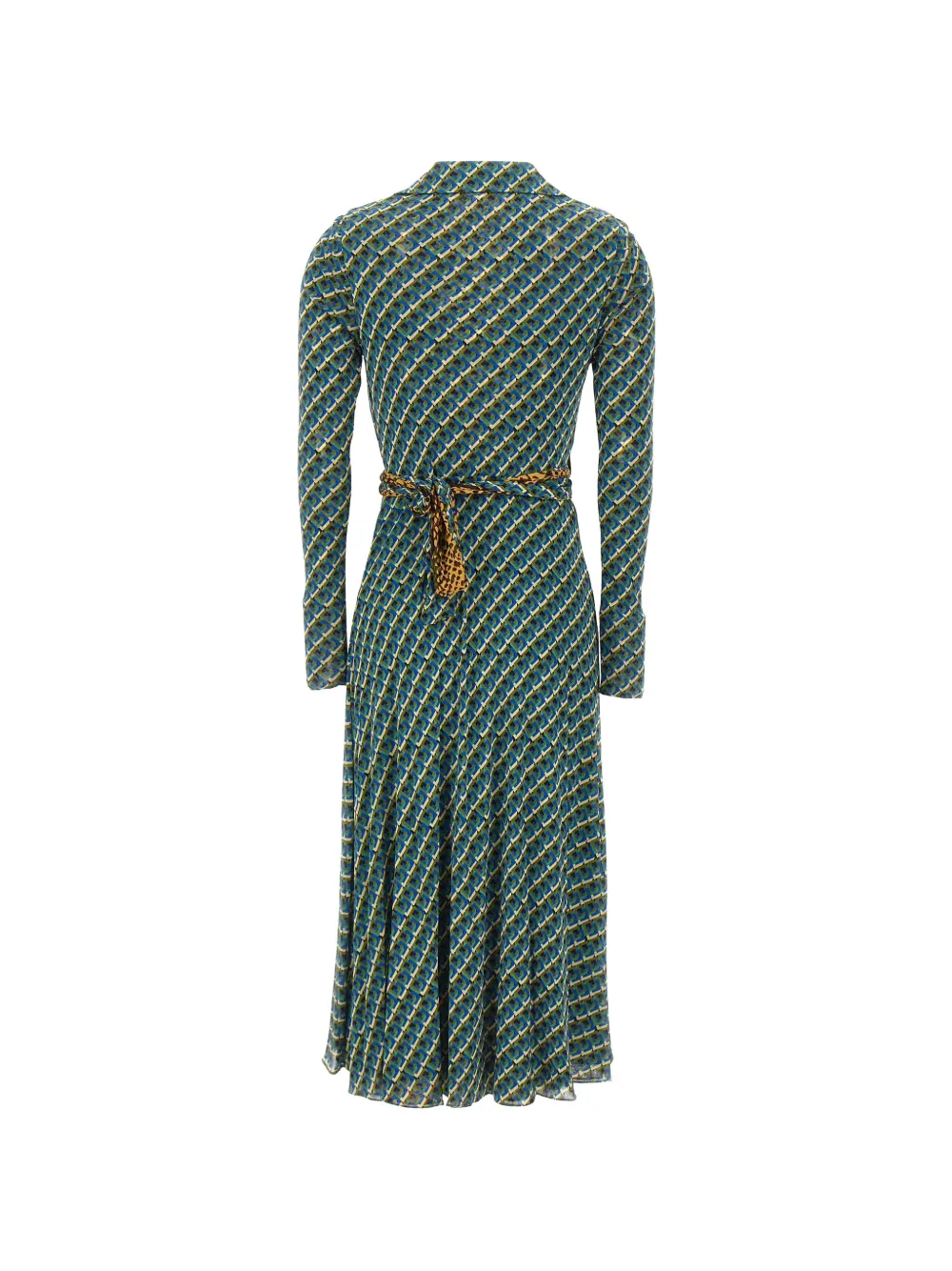 DVF Diane von Furstenberg Phoenix omkeerbare midi-jurk Blauw
