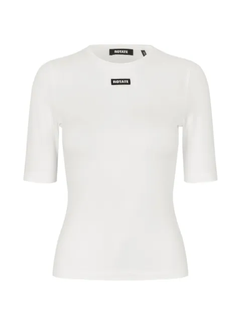 ROTATE BIRGER CHRISTENSEN short sleeve t-shirt off white
