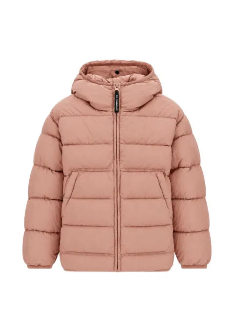 C.P. Company Kids quilted hooded jacket