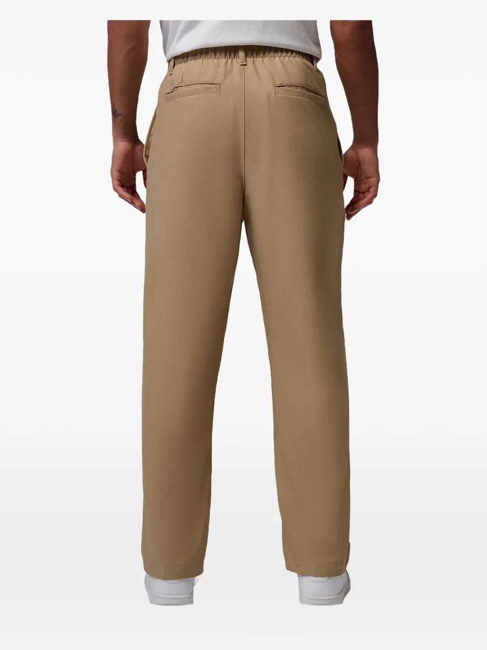 Jordan logo-print track pants Beige