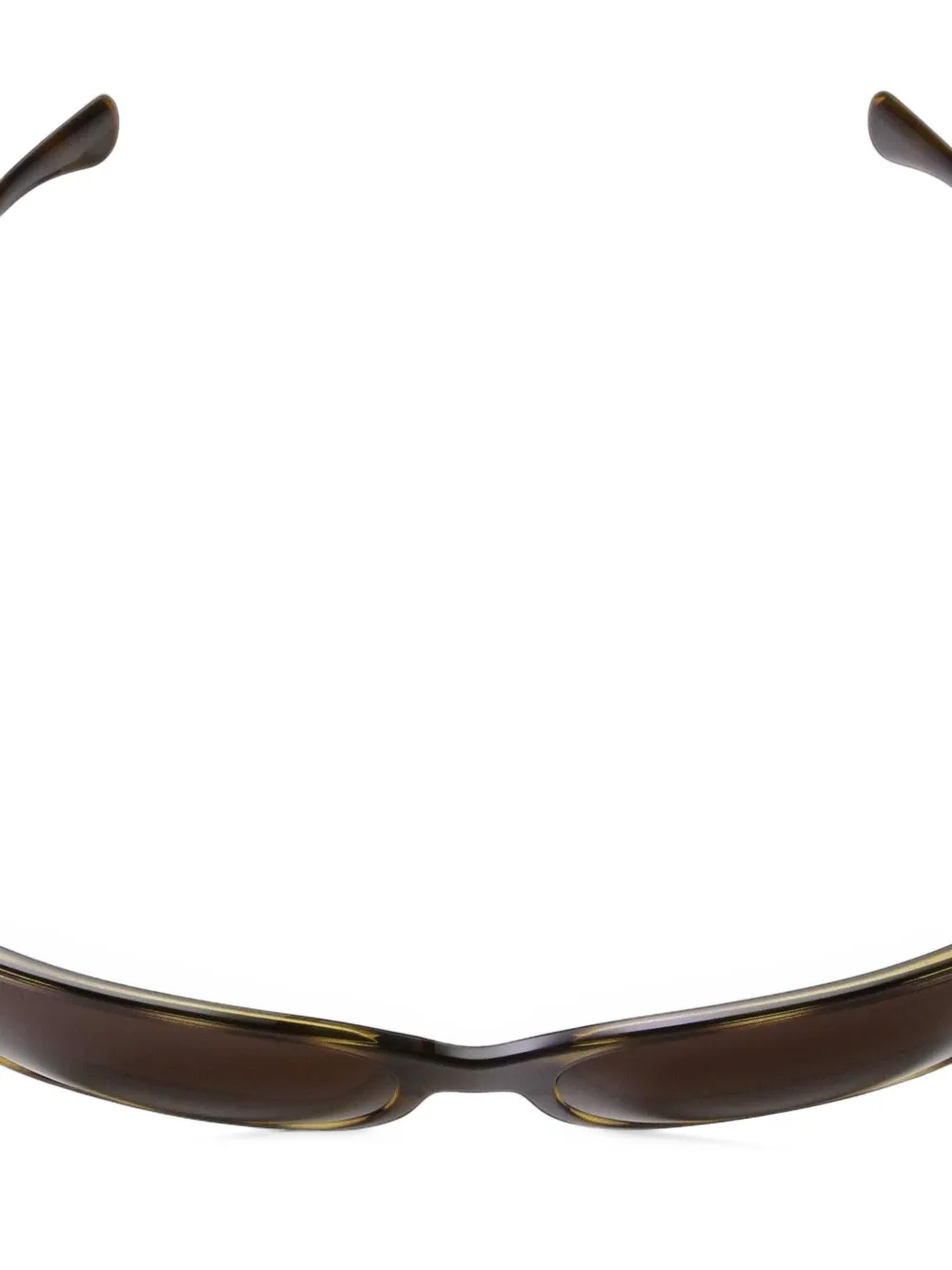 Emporio Armani tortoiseshell-effect cat-eye sunglasses Bruin