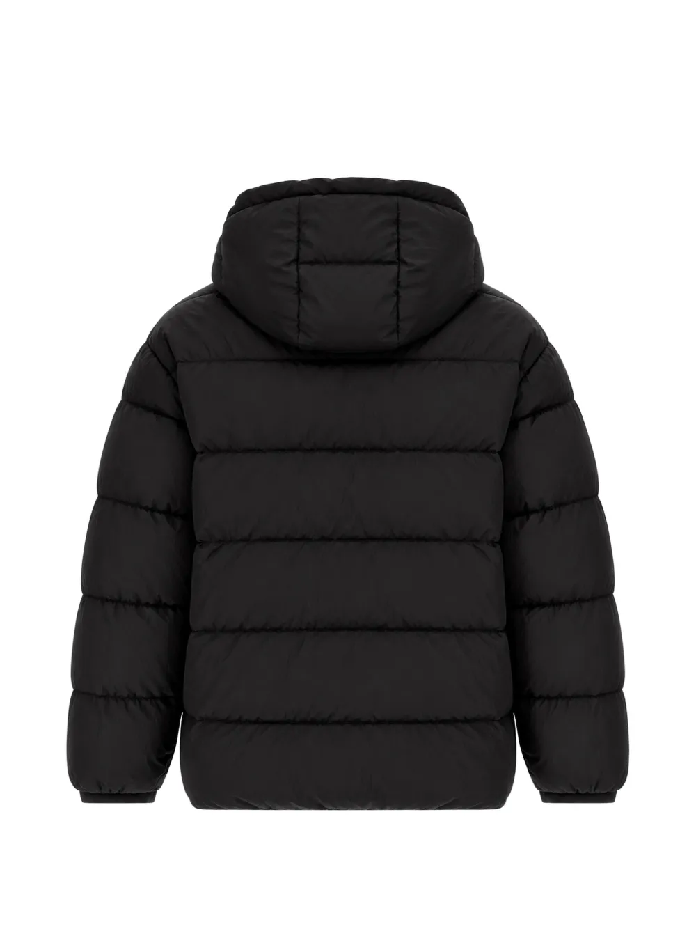 C.P. Company Kids quilted hooded jacket Zwart