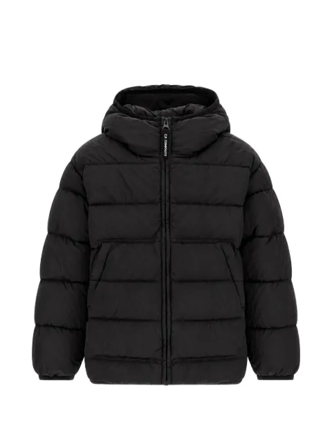 C.P. Company Kids quilted hooded jacket